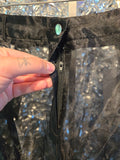 Gently Used Forever 21 Sheer Black Cargo Pants