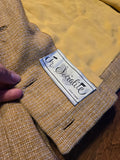Vintage 60s Tan Tweed Jacket with Mink Fur Collar