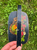 Vintage 60s Black & Red Strawberry Basket Purse