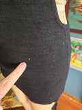 Vintage 20s Indera Figurfit Black Wool Swimsuit
