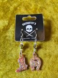 Abernathy's Vintage Cracker Jack Cowboy Earrings