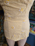 Vintage 60s Cole of California Yellow Gingham Swimsuit