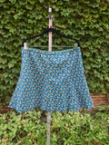 Vintage 1960's Blue Orange and White Flower Set