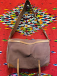 Vintage Leather and Canvas Luggage and Fishing Bag