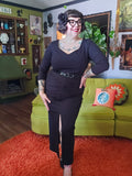 Gently Used La Femme En Nior Black Vampira Dress