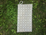 Vintage 30's White Celluloid Tile Handbag Clutch