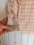 Unforgiven Upcycled Rose Western with White Fringe
