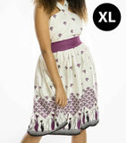 Gently Used Lindy Bop White cat halter dress