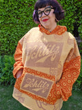 Unforgiven Upcycled Schlitz Blanket Hoodie