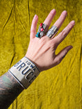 Unforgiven Upcycled Bruce License Plate Cuff