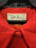 2X Vintage AS IS Lilli Ann Red Coat