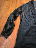 Antique 1920s Black Embroidered Flapper Dress