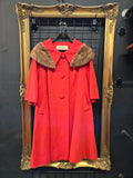 2X Vintage AS IS Lilli Ann Red Coat