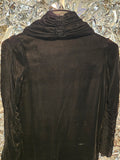 Vintage 1930s Black Velvet Coat
