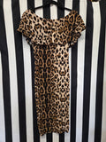 Anita Cruz Unique Vintage Leopard Print Dress