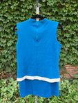 Vintage Blue 2 pc Top and Skirt Set - Gillian