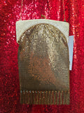 Vintage Whiting and Davis Gold Mesh Purse
