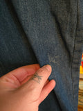 Vintage 90s Denim and Leopard Drint Dress