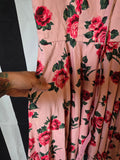 Gently Used Vixen Vanity Fair pink rose dress