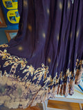 Vintage 90s Brown Bleach Tie Dye Hippie Dress