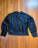 Antique 1900's Victorian Black Bouse