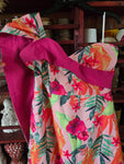 Gently Used Pink floral sarong dress