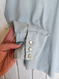 Unforgiven Upcycled Rose Pastel Blue Western