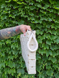 Vintage 30's White Celluloid Tile Handbag Clutch