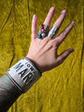 Unforgiven Upcycled Mark License Plate Cuff