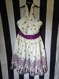 Gently Used Lindy Bop White cat halter dress