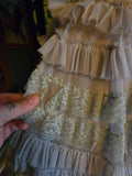 Vintage 50s Blue tulle cupcake prom dress