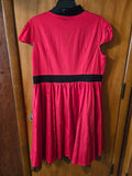Gently Used Hearts & Roses Red London Far East Dress
