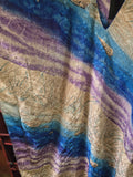 Vintage 90s Blue Ocean kaftan