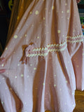 Vintage 50's Claudia Young Pink Polka Dot Dress