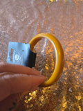 Vintage 60 Butterscotch Yellow Bakelite Bangle