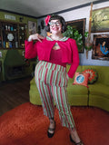 Gently Used Laura Byrnes Red & Green Christmas Set