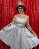 Gently Used Vixen Jawbreaker Silver Dress
