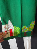 Odd Betties Vintage 70s Green pants with applique