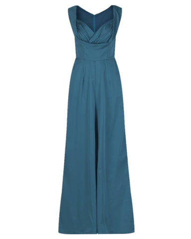 Gently Used Lindy Bop Teal Pantsuit