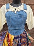 Unforgiven Size MD Overall Scarf Dress