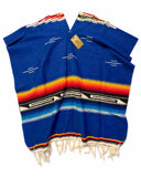 Vintage 70s Serape Blanket Poncho