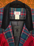 Unforgiven Upcycled Alaska Blue and Red Plaid Jacket