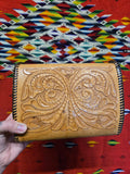 Vintage Tooled Leather Bag