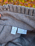 Vintage 80s does 40s Gray Harringbone jacket skirt set
