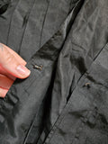 Antique 1900's Victorian Pleated Black Jacket