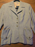 Vintage 40s Vogue Special Deisgn Houndstooth Jacket