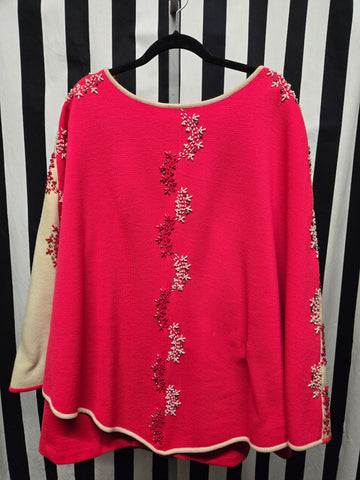 Vintage Tre's Chic Poncho/Skirt Set