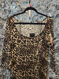 Gently Used Collectif Scoop Neck Leopard Dress