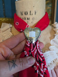 Abernathy's Handmade Red Bandana Bolo