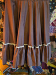 LG Vintage 1970s Malco Modes Brown Dress